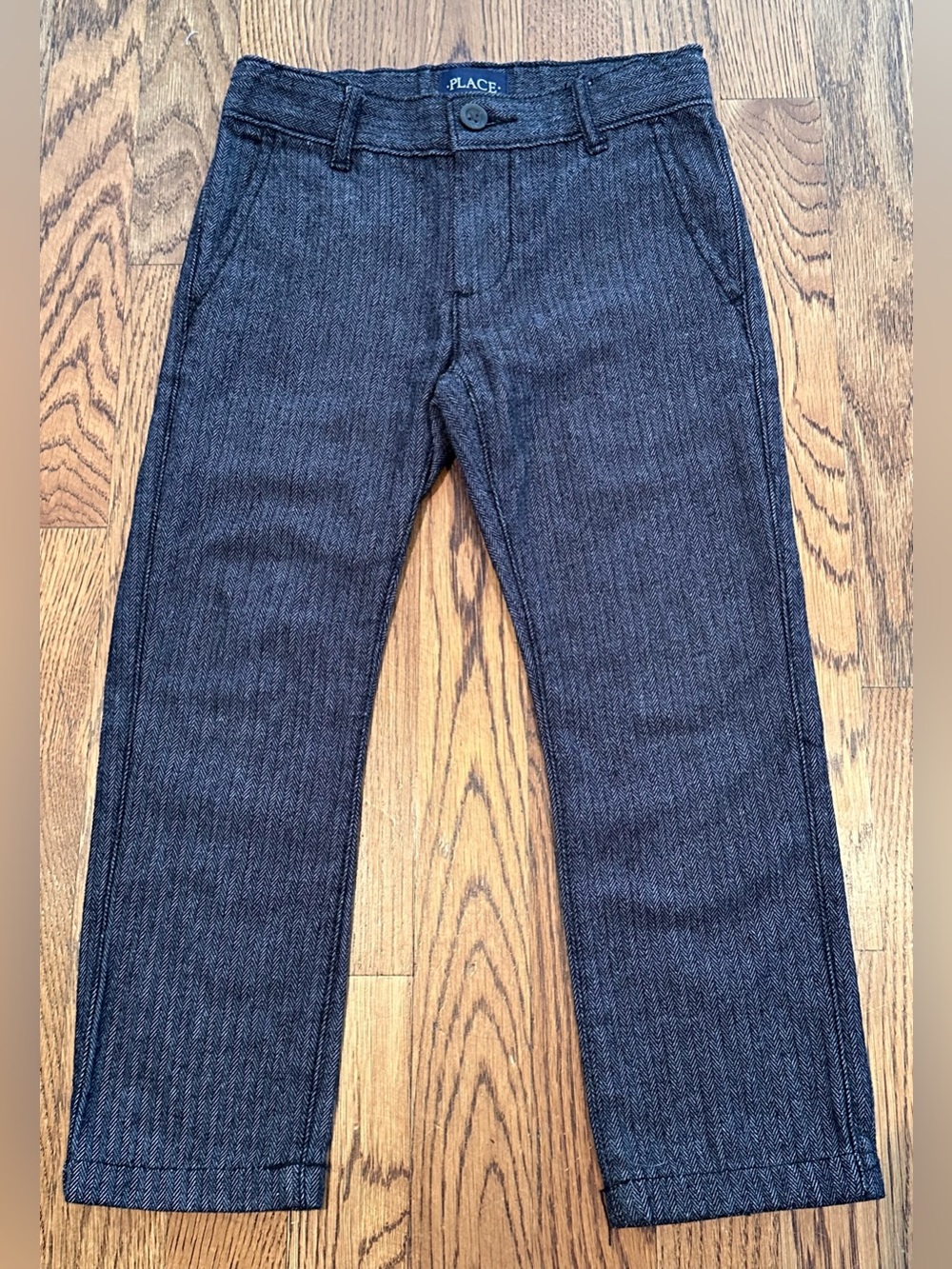 Boys Herringbone Weave Pants